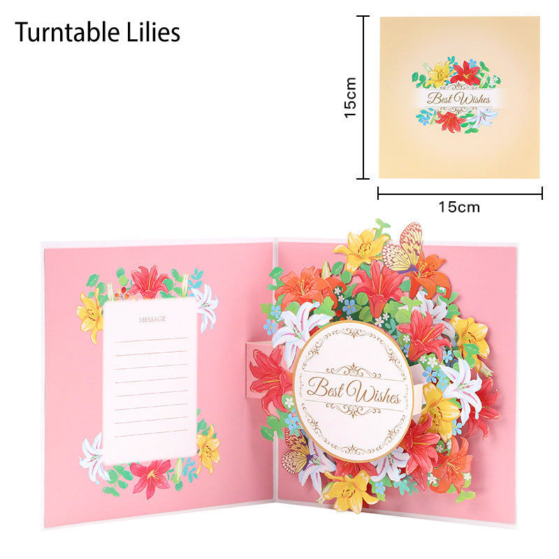 BowLift | Creative 3D paper cut-out card with popup greeting card