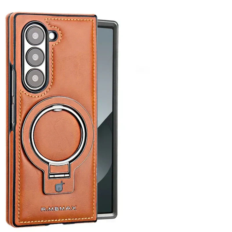 BowLift | Premium PU leather magnetic case with stand for Samsung Fold 3/4/5/6
