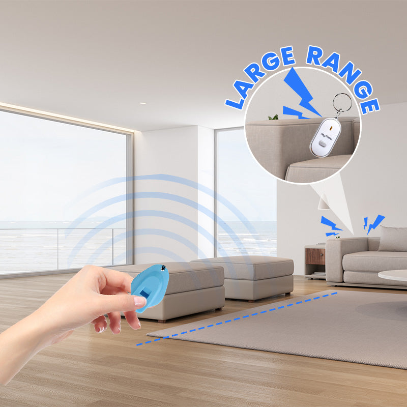 BowLift | Pipe sound-activated sensor-key finder with key ring