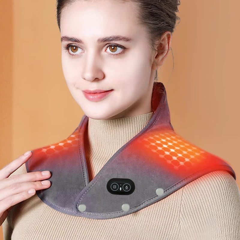 BowLift | Electric neck and shoulder heating pad with vibration