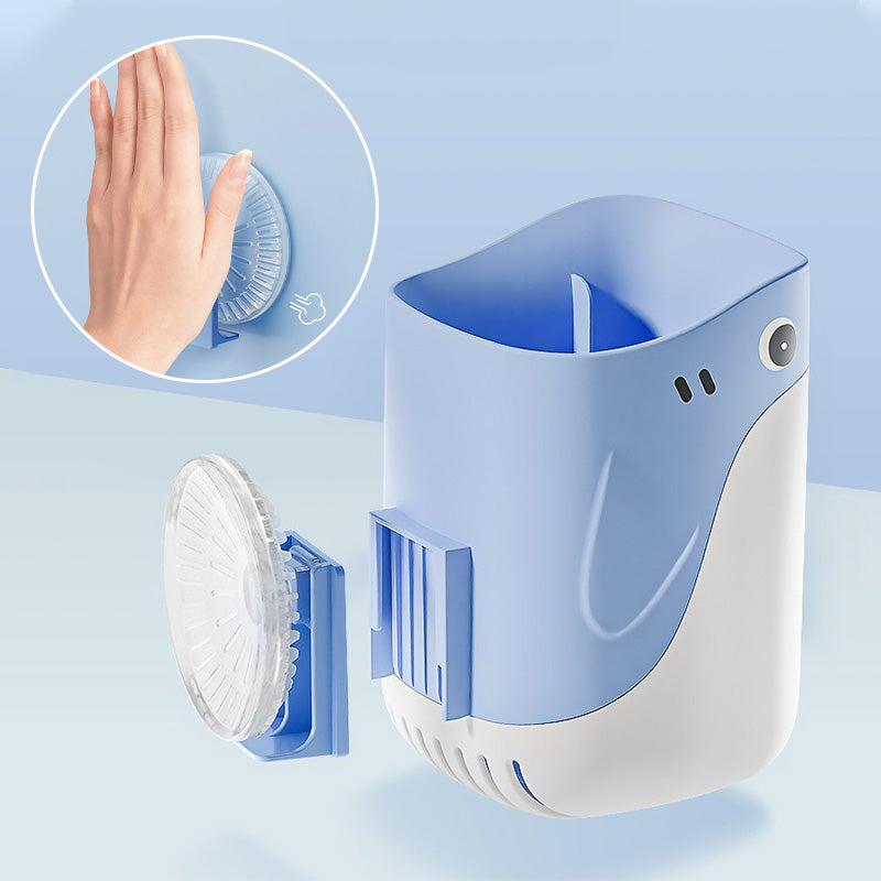 BowLift | Wall-mounted suction cup toilet brush set