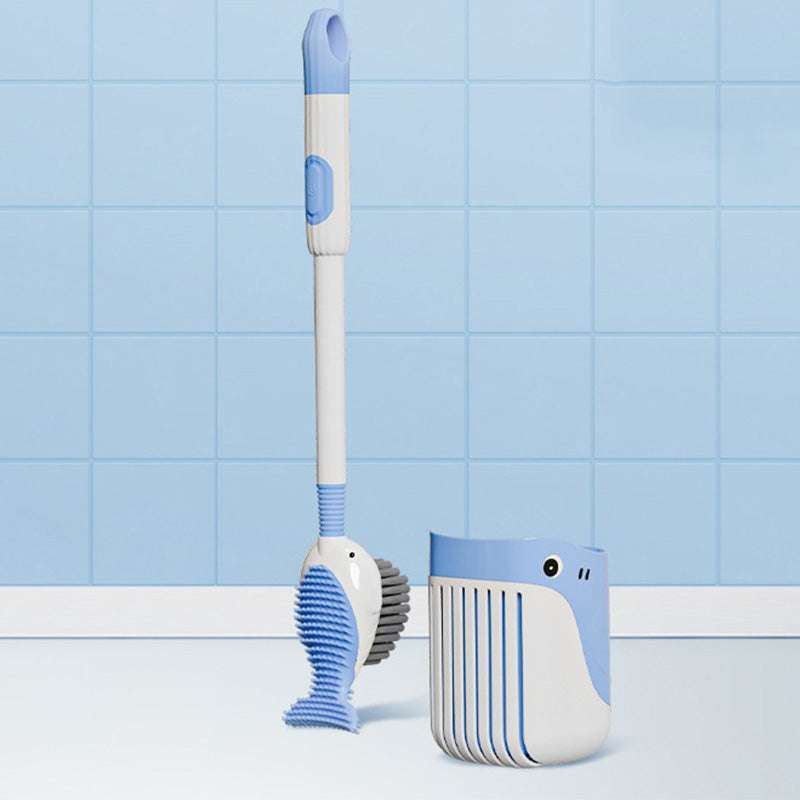 BowLift | Wall-mounted suction cup toilet brush set