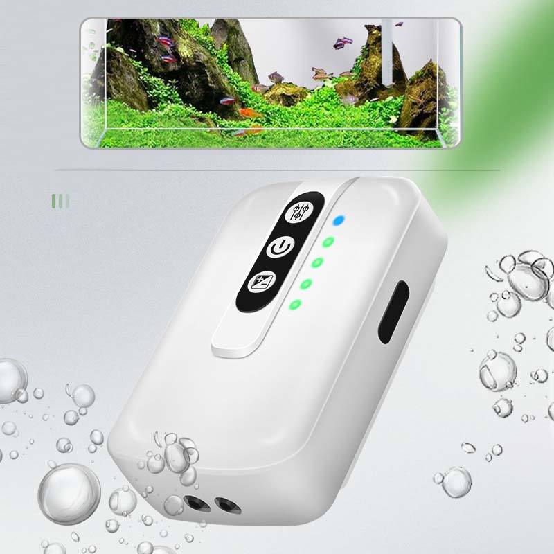 BowLift | Portable rechargeable oxygen pump for aquarium, outdoor