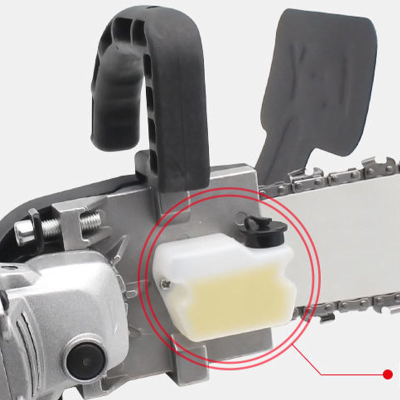 BowLift | Angle grinder converted to electric chainsaw