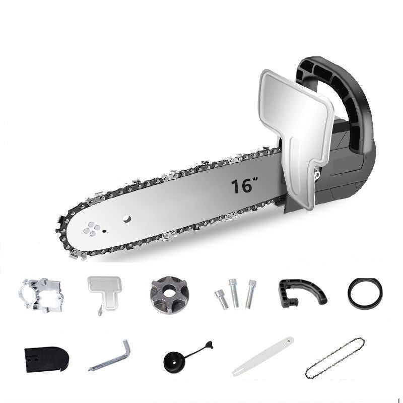 BowLift | Angle grinder converted to electric chainsaw