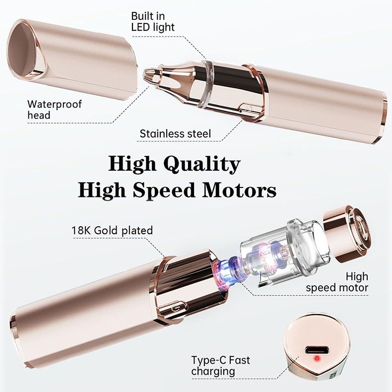 BowLift | 2 in 1 facial hair remover and brow trimmer (50% off)