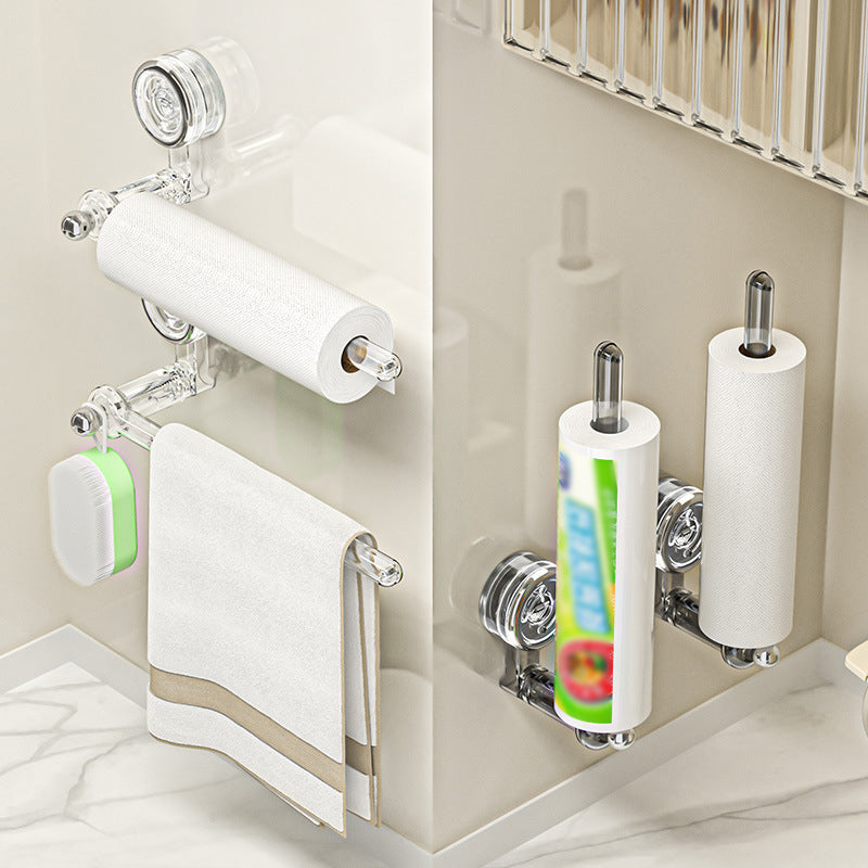 BowLift | Multifunctional vacuum suction cup toilet paper holder