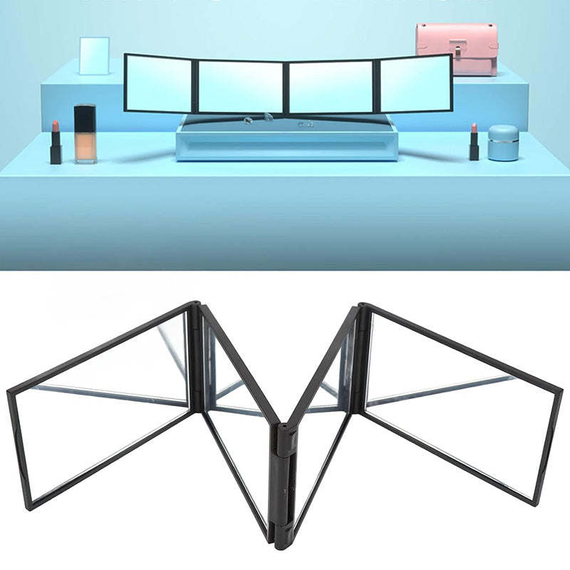 BowLift | Multi Angle Folding Mirror for Self Haircutting - Head Back View Available