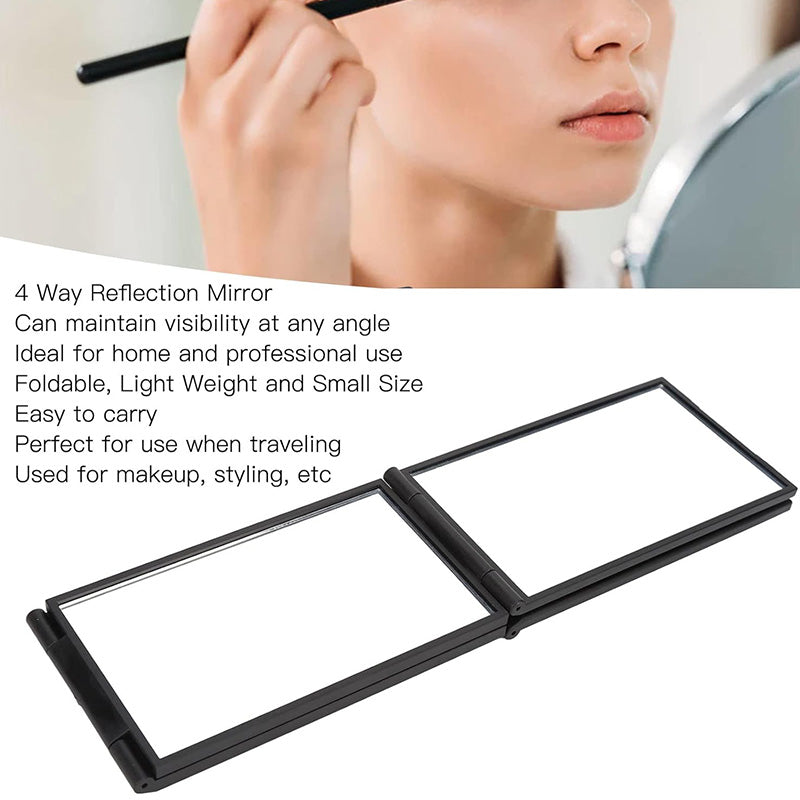 BowLift | Multi Angle Folding Mirror for Self Haircutting - Head Back View Available
