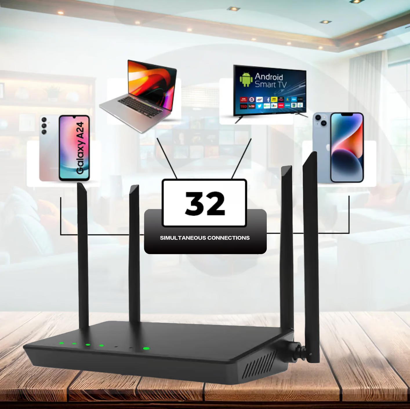 BowLift | Wireless SIM router with antenna