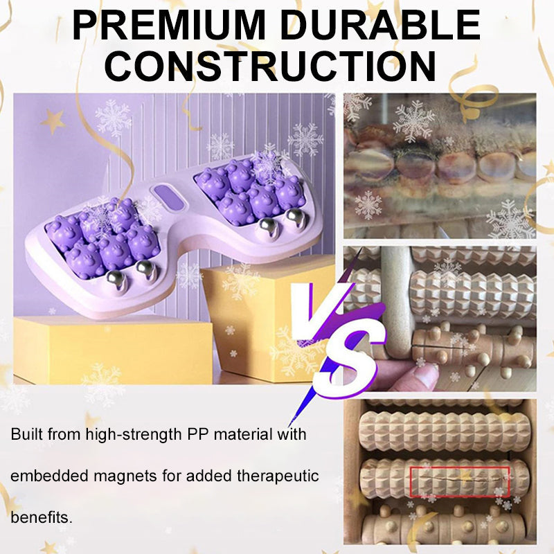 BowLift | Portable double foot massage roller