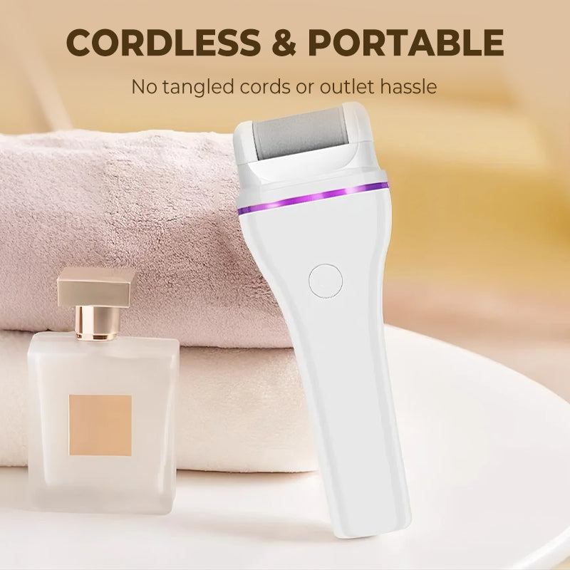 BowLift | 2-step wireless electric callus remover with 2 interchangeable heads