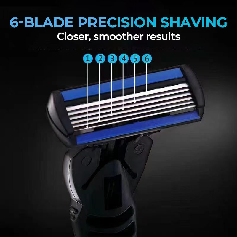 BowLift | 6-blade razor with single snap-in head