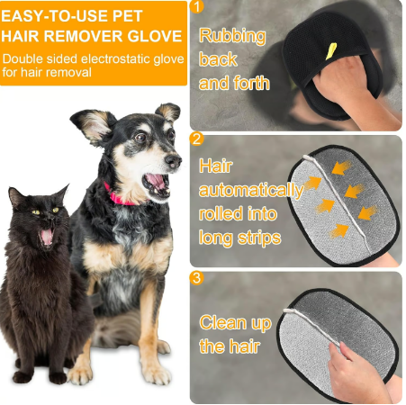 BowLift | Electrostatic gloves for removing pet hair