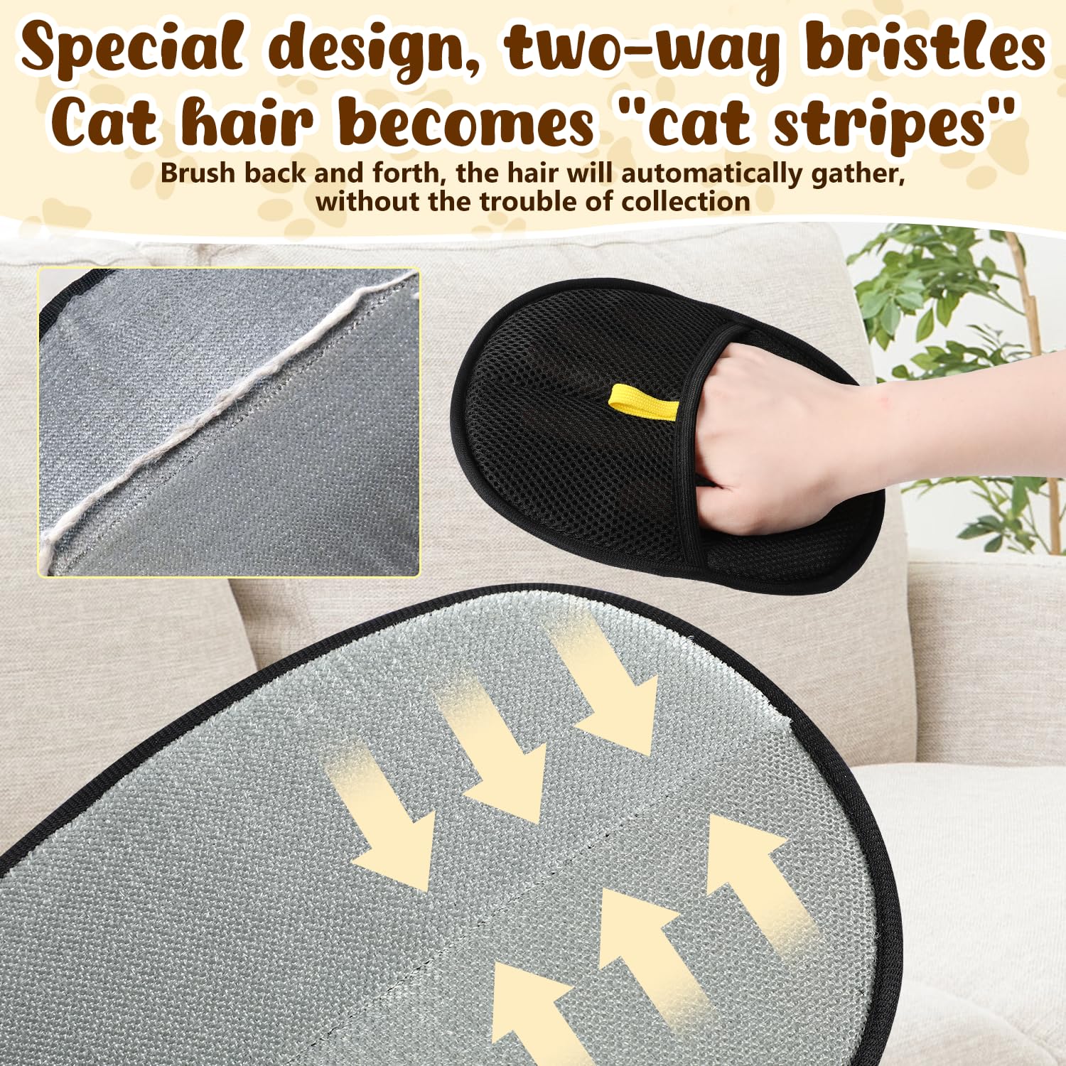 BowLift | Electrostatic gloves for removing pet hair