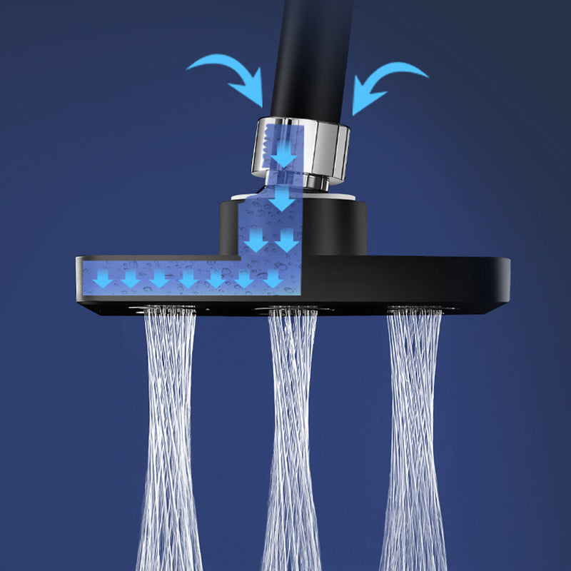 BowLift | 360° adjustable square shower head