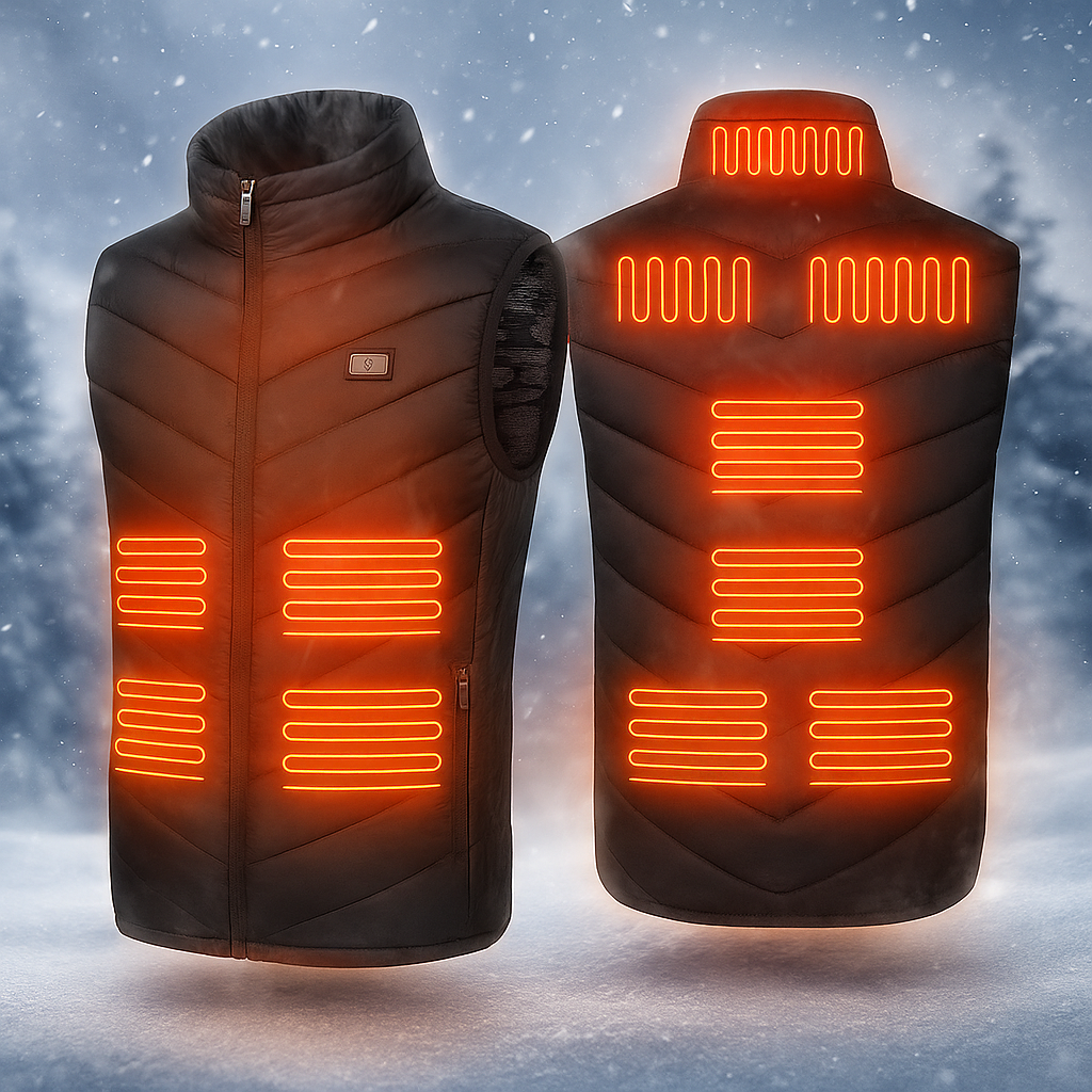 BowLift | Heated Vest | 11-Zone USB Electric Body Warmer Jacket