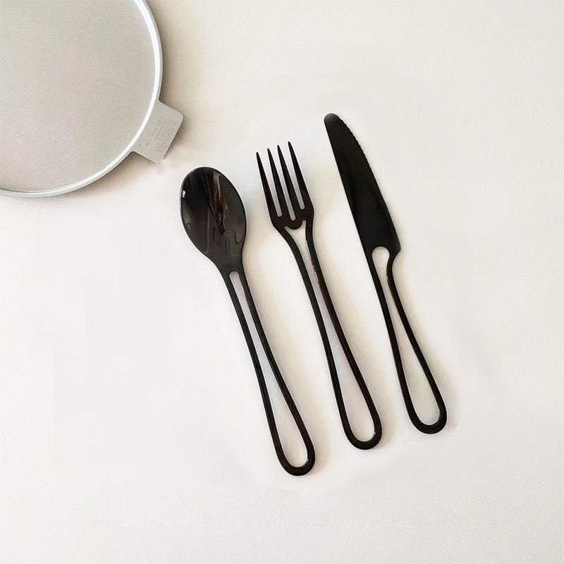 BowLift | Outline Cutlery Set made of Stainless Steel