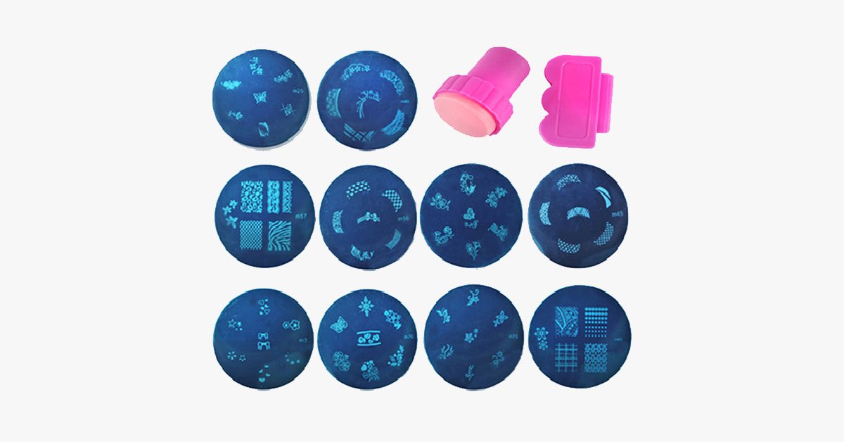 BowLift | 81 Designs Nail Art Stencil Set