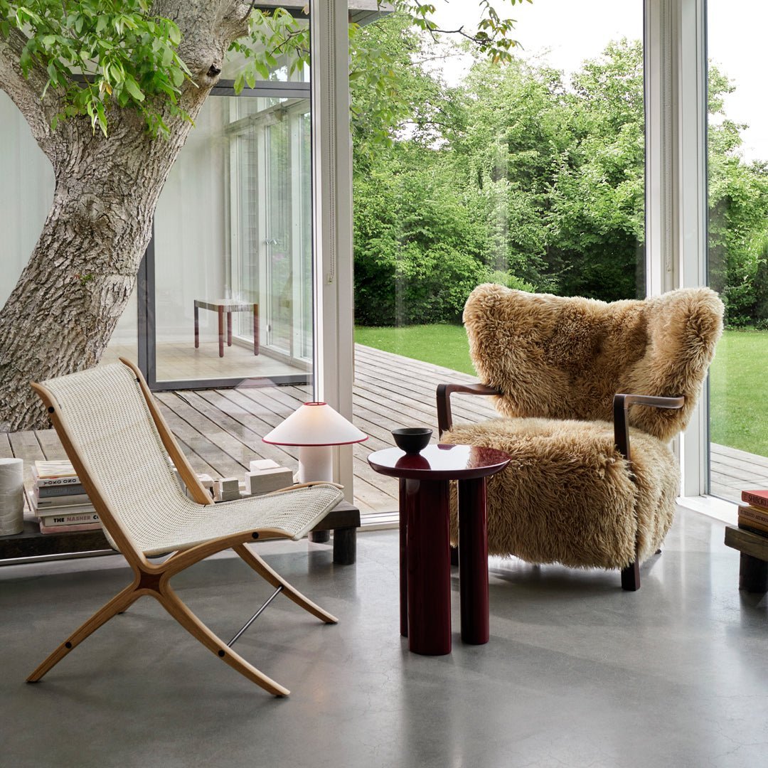 BowLift | Table lamp with fabric shade – Lunara