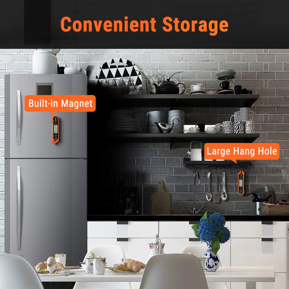 BowLift | Digital Meat Thermometer – Waterproof, Instant Read & Ambidextrous Design