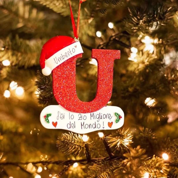 BowLift | Personalized Christmas 24 Letters Ornaments