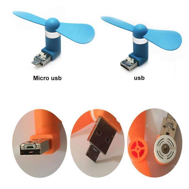 BowLift | OTG Micro USB Cooling Fan Mini