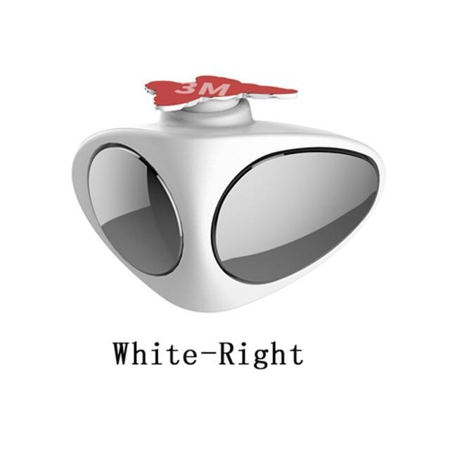 BowLift | Car Mirror Large Vision Rear View Auxiliary Reversal Blind Zone Wide Angle Mirror360 Rotation Adjustable Dual Lens Coach Mirror