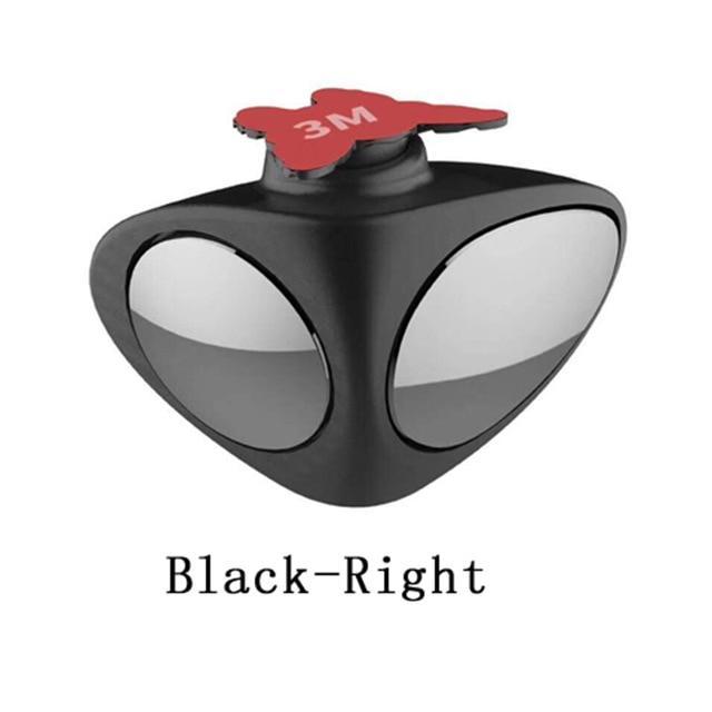 BowLift | Car Mirror Large Vision Rear View Auxiliary Reversal Blind Zone Wide Angle Mirror360 Rotation Adjustable Dual Lens Coach Mirror