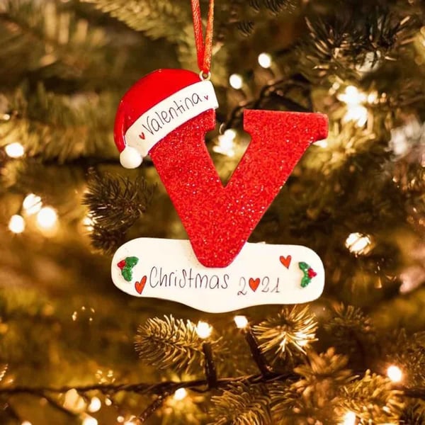 BowLift | Personalized Christmas 24 Letters Ornaments