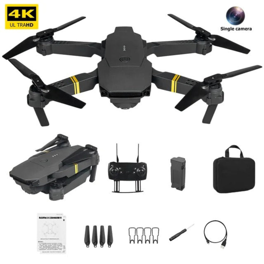 BowLift | High-Performance Black Bird 4K Drone with Camera | Lightweight & Foldable for Ultimate Portability and Quality