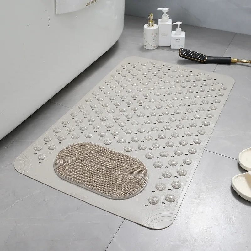 BowLift | Anti-Slip Shower Mat with Integrated Foot Scrubber – Safe, Comfortable & Quick-Drying Design