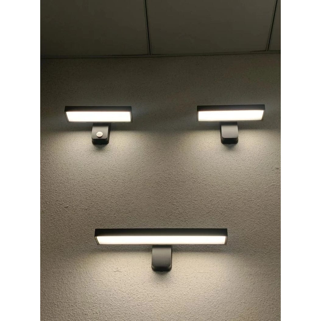 BowLift | PIR Motion Sensor Outdoor Wall Light | IP65 Waterproof, Rotatable Design & Adjustable Length for Gardens and Entrances