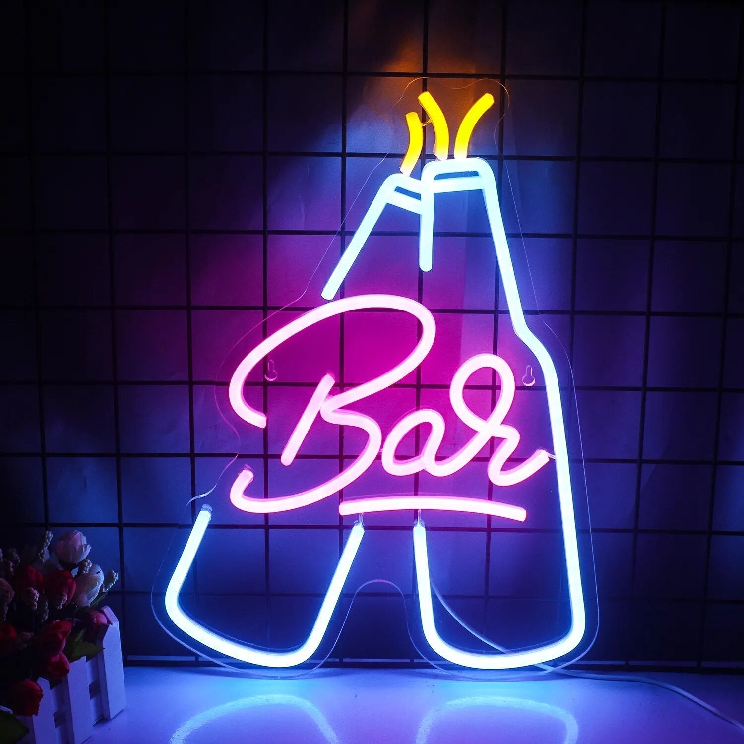 BowLift | Lively Cocktails & Beer LED Neon Wall Sign