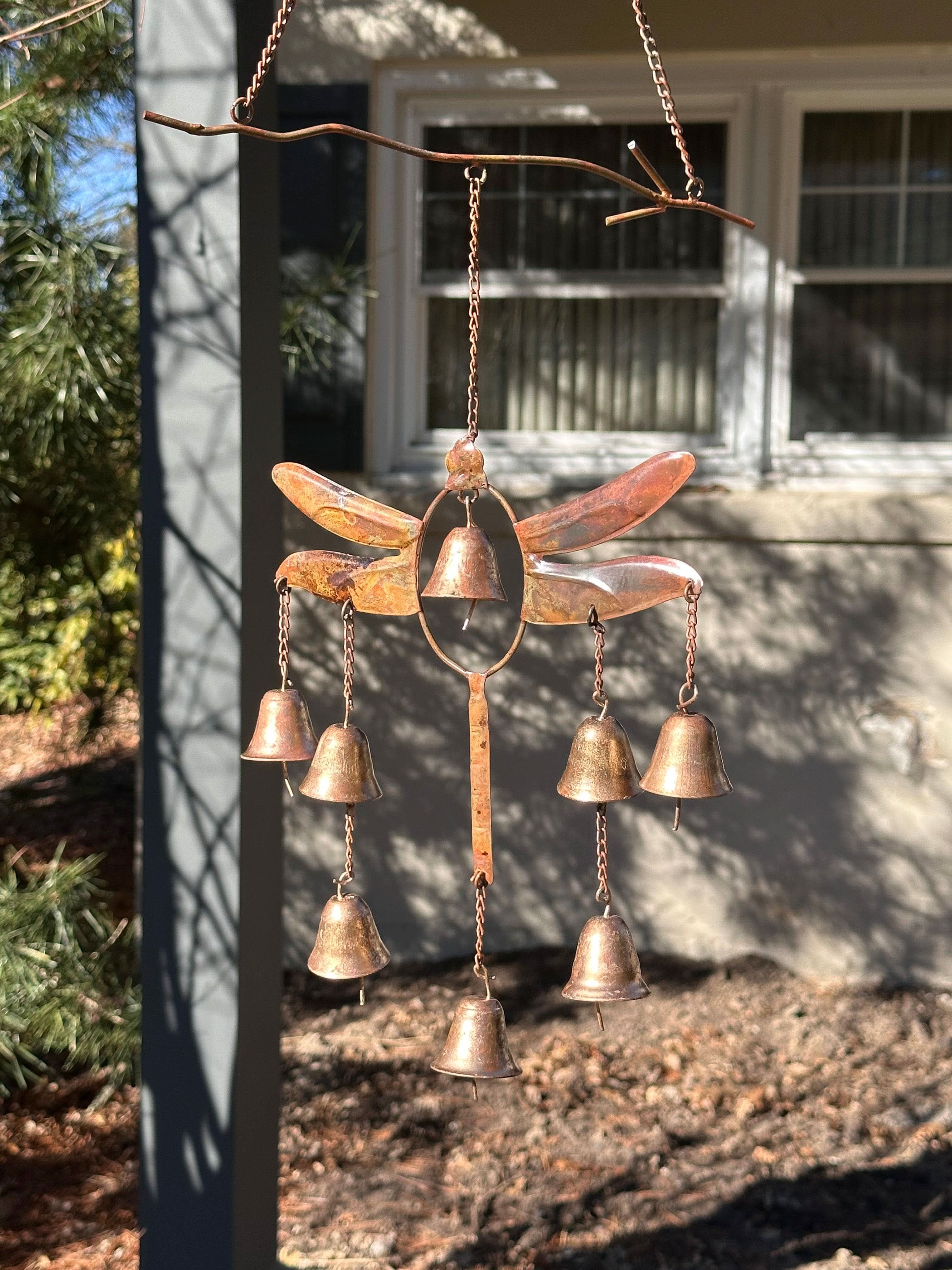 BowLift | Dragonfly Wind Chime with Bells Handmade Decor