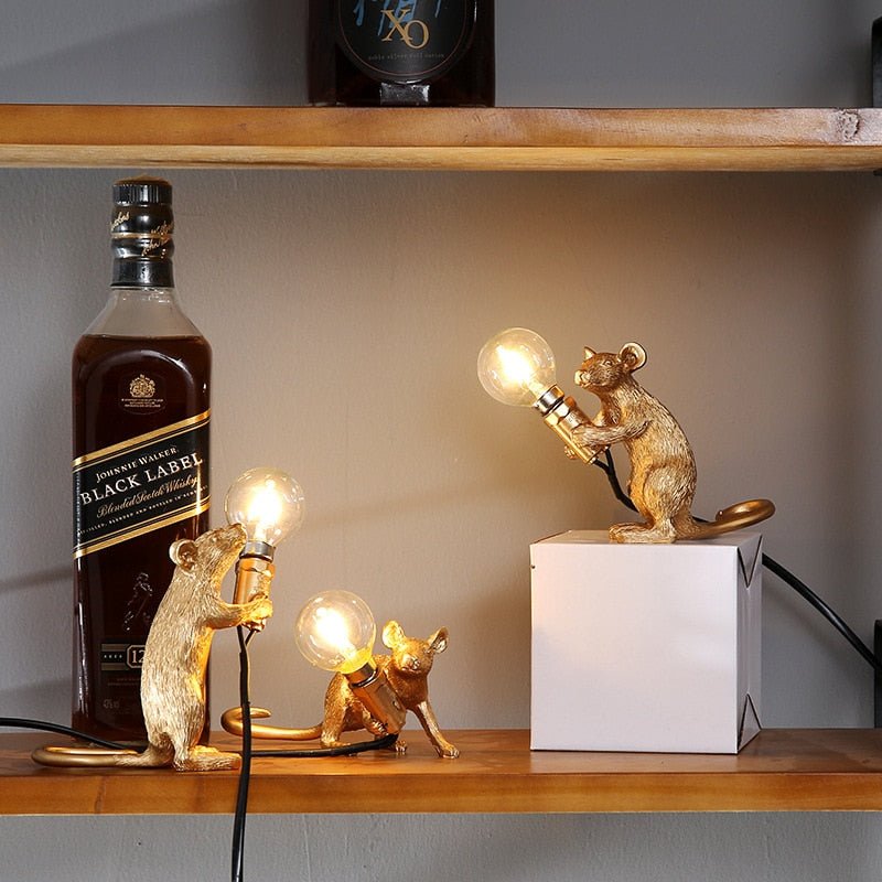 BowLift | Vintage Mouse LED Table Lamp