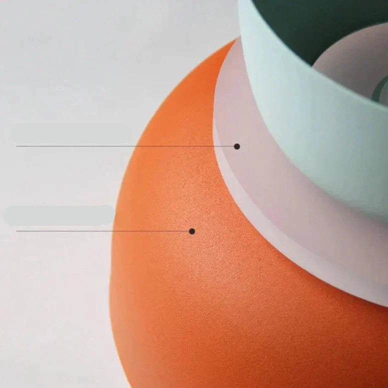 BowLift | LuminaGlow - Modern Pendant Light in Scandinavian Macaron Style