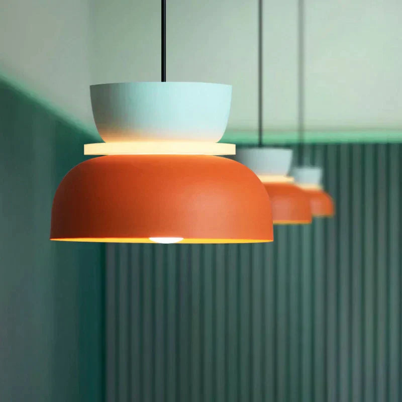 BowLift | LuminaGlow - Modern Pendant Light in Scandinavian Macaron Style