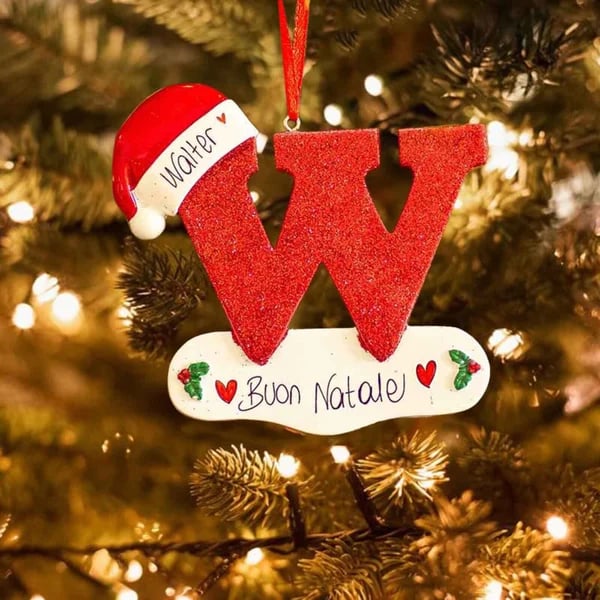 BowLift | Personalized Christmas 24 Letters Ornaments