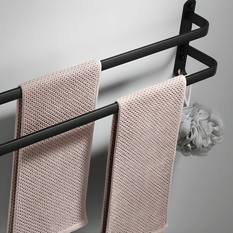 BowLift | Hanging Bathroom Shelf with Practical Towel Holder