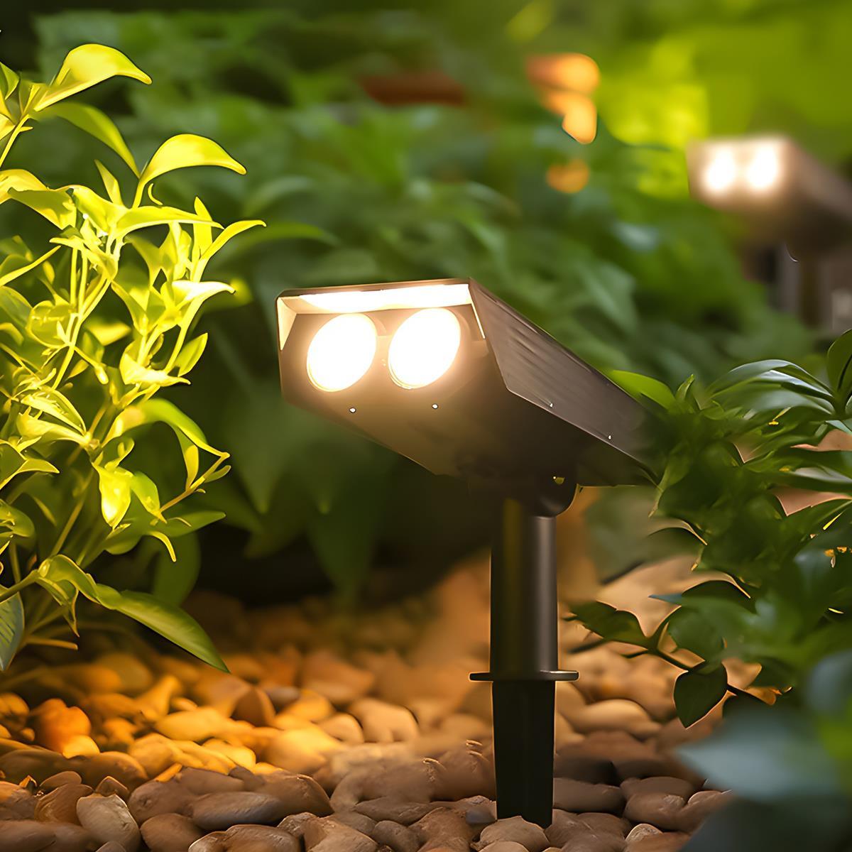 BowLift | Waterproof Solar LED Multi-Zoom Spot Light | Adjustable Zoom. Eco-Friendly & Ideal for Garden and Outdoor Landscape Lighting