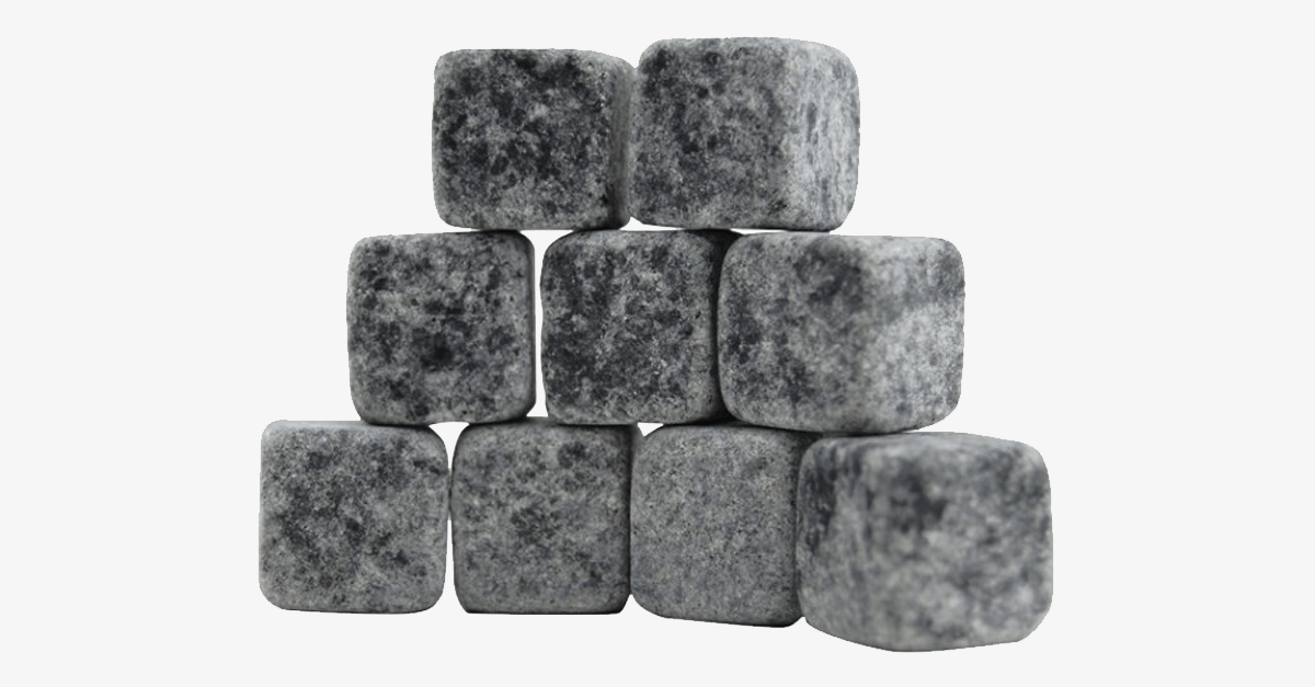 BowLift | Pack of 9 Ice Stones for Spirits – Enjoy Your Drinks 'On The Rocks'!