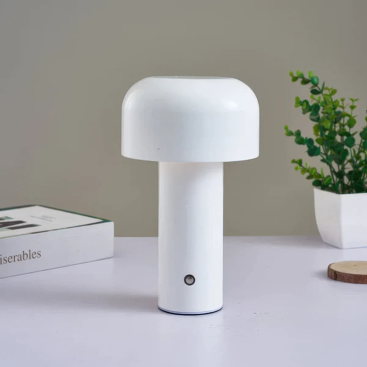 BowLift | Chic Modern Cordless Mushroom Lamp