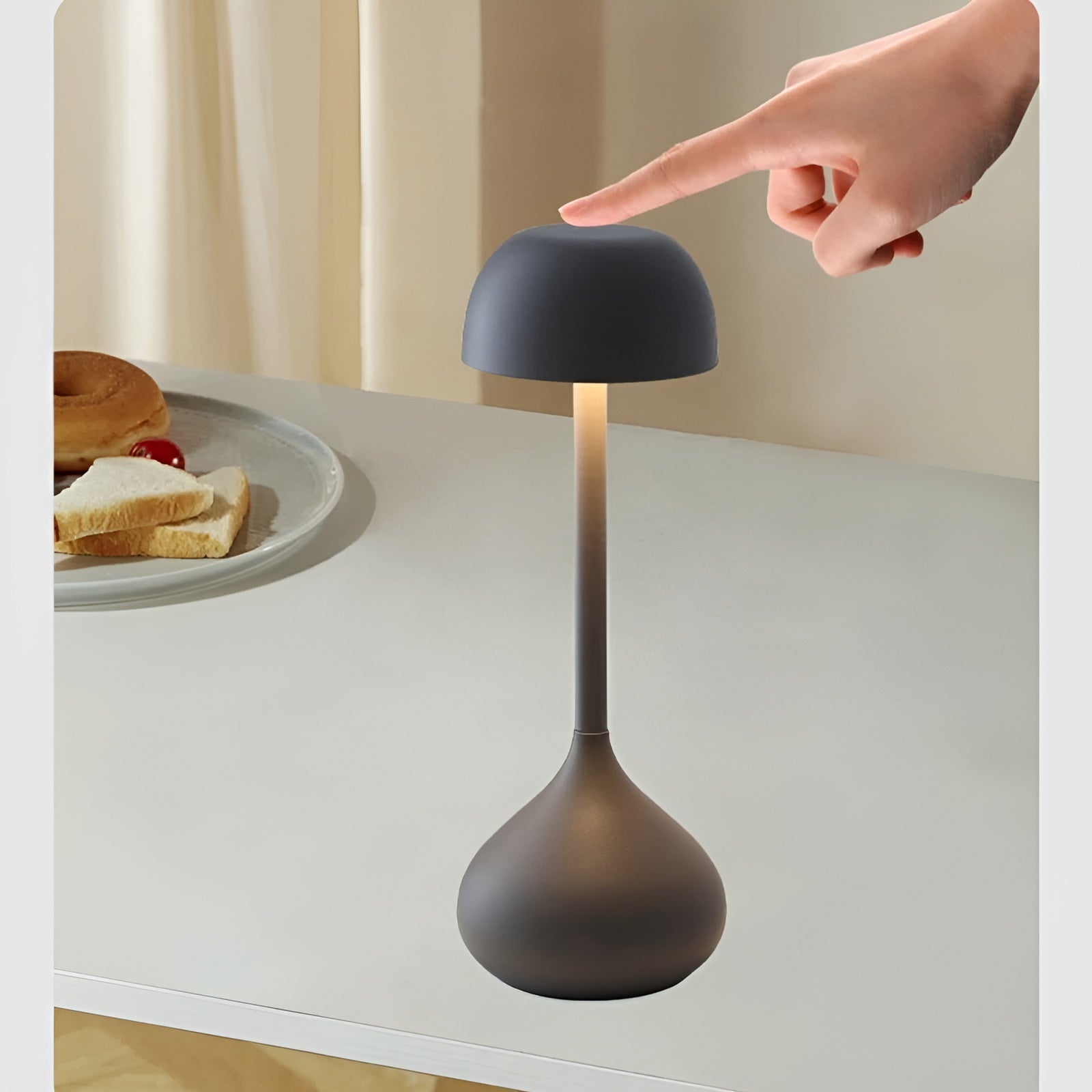 BowLift | Wireless Dimmable Mushroom Table Lamp - GlowMush