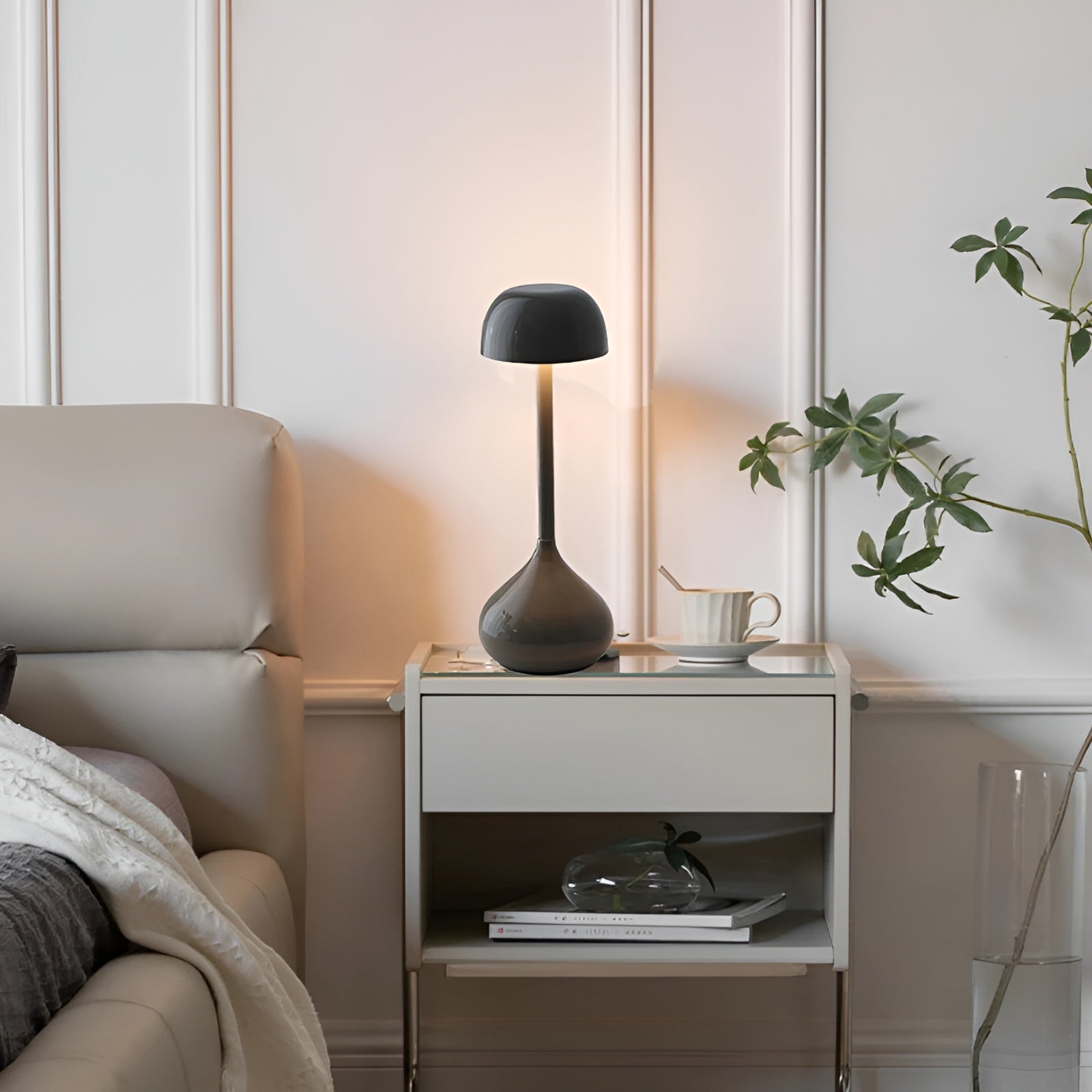 BowLift | Wireless Dimmable Mushroom Table Lamp - GlowMush