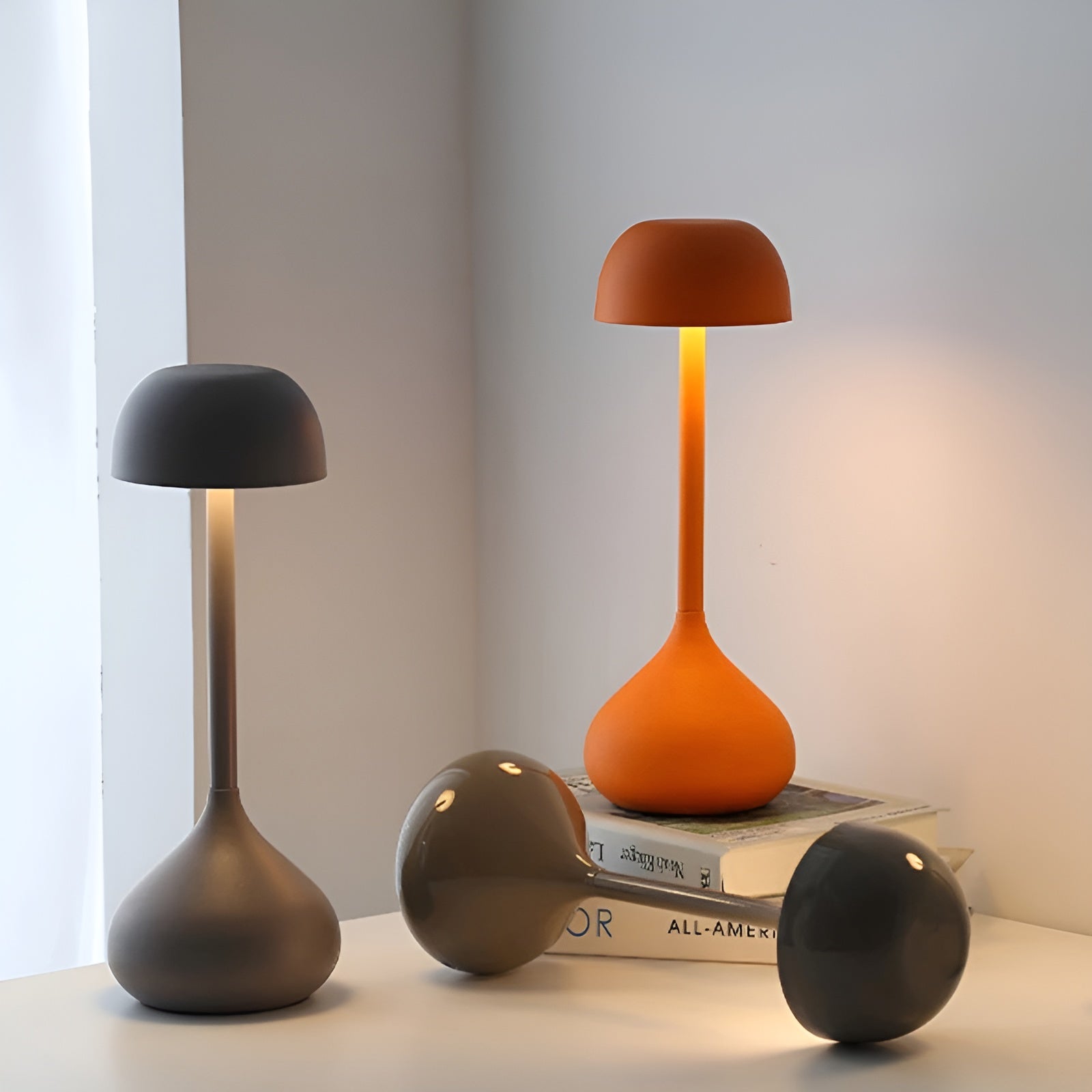 BowLift | Wireless Dimmable Mushroom Table Lamp - GlowMush