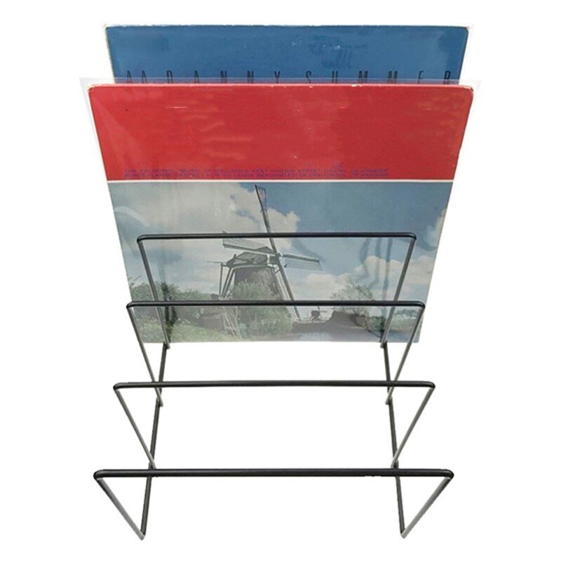 BowLift | Wrought Iron Book and Vinyl Stand