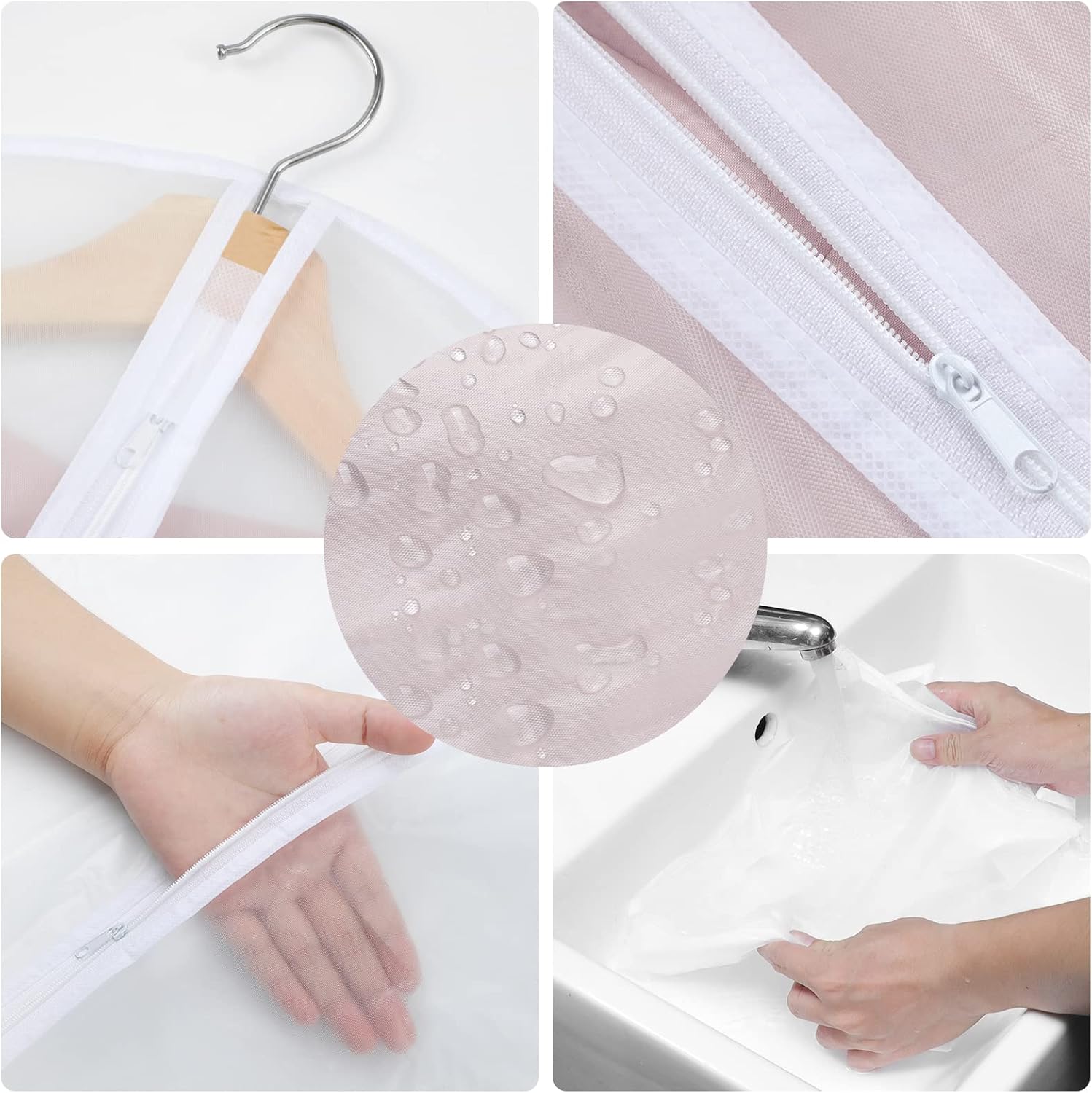 BowLift | PEVA Garment Cover Set – 12-Pack Hanging Clothes Bags in 3 Sizes (Buy 1, Get 1 FREE)