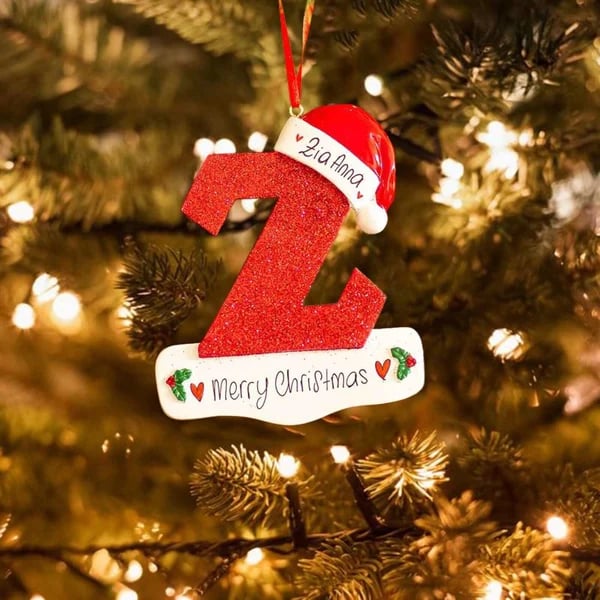 BowLift | Personalized Christmas 24 Letters Ornaments