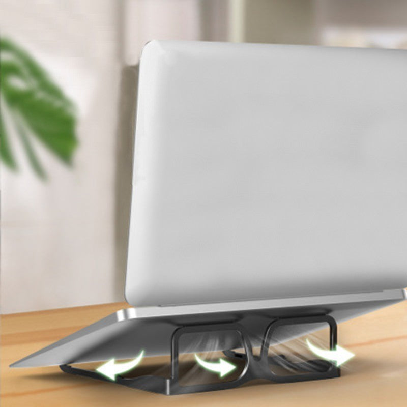 BowLift | Foldable Aluminum Alloy Glasses Style Laptop Stand, for Laptop, Tablet and Book